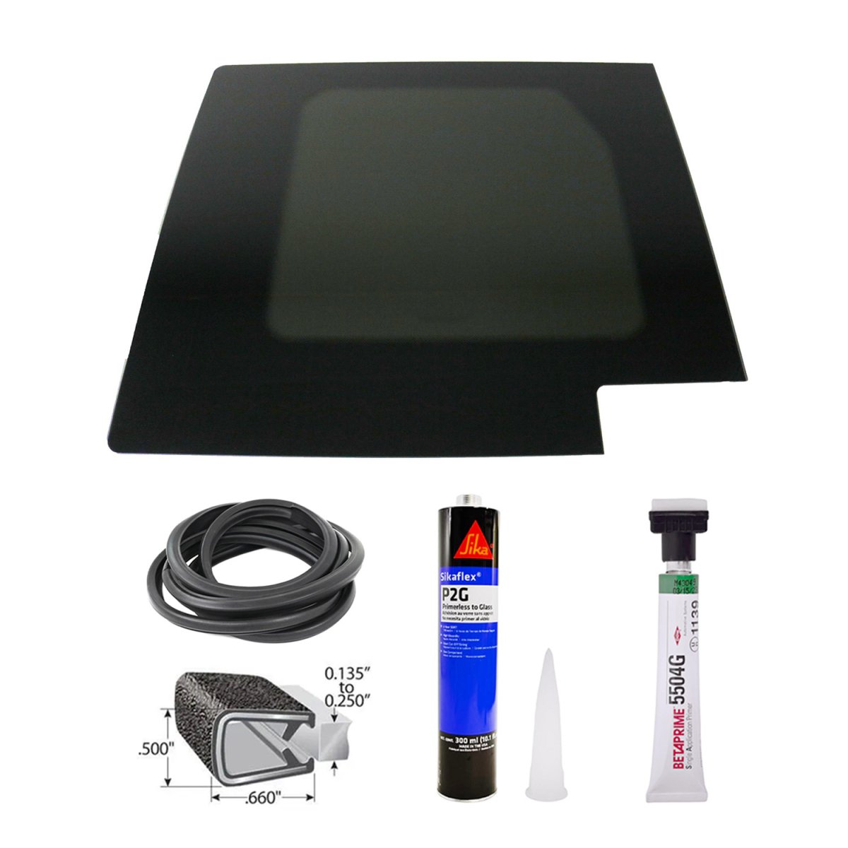 RAM PROMASTER Rear Side Fixed Glass - Right - Omac - L3 Galaxy (Sliding Door) - 2014 RAM PROMASTER Rear Side Fixed Glass - Right - Omac - L3 Galaxy (Sliding Door) - 2014